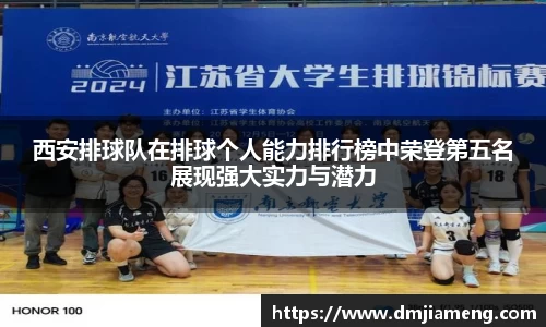 西安排球队在排球个人能力排行榜中荣登第五名展现强大实力与潜力